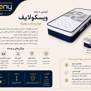 تشک هارمونی مدل ویسکو لایف Visco Life